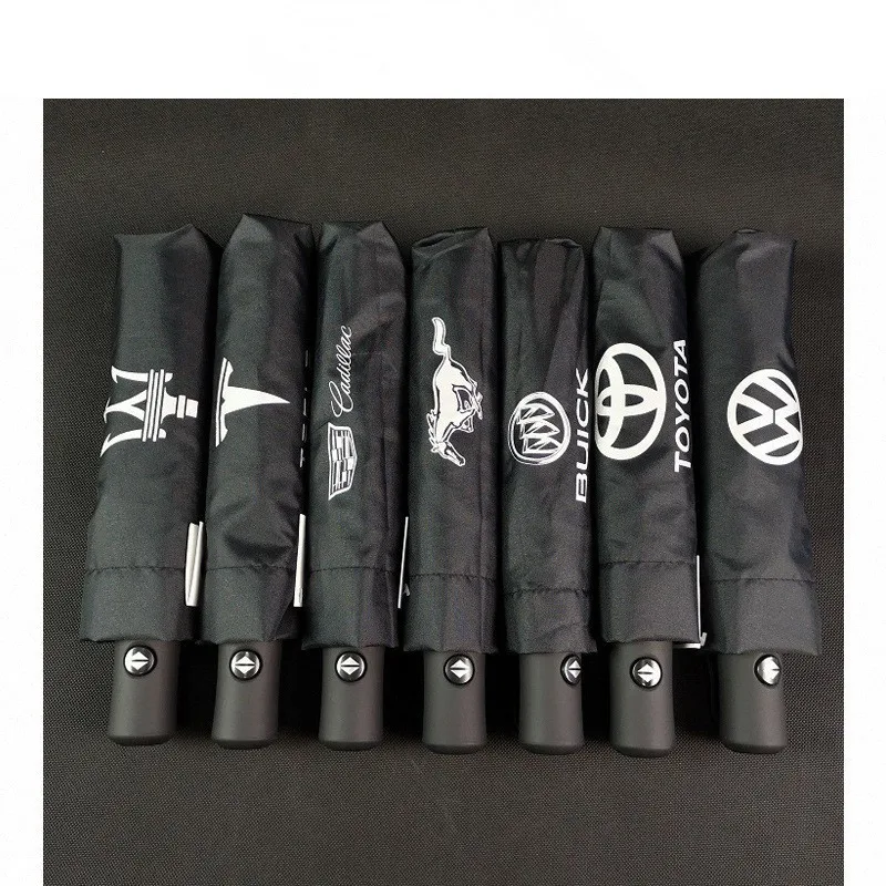 Зонт автомобильный фирменный логотип полностью автоматический складной зонт