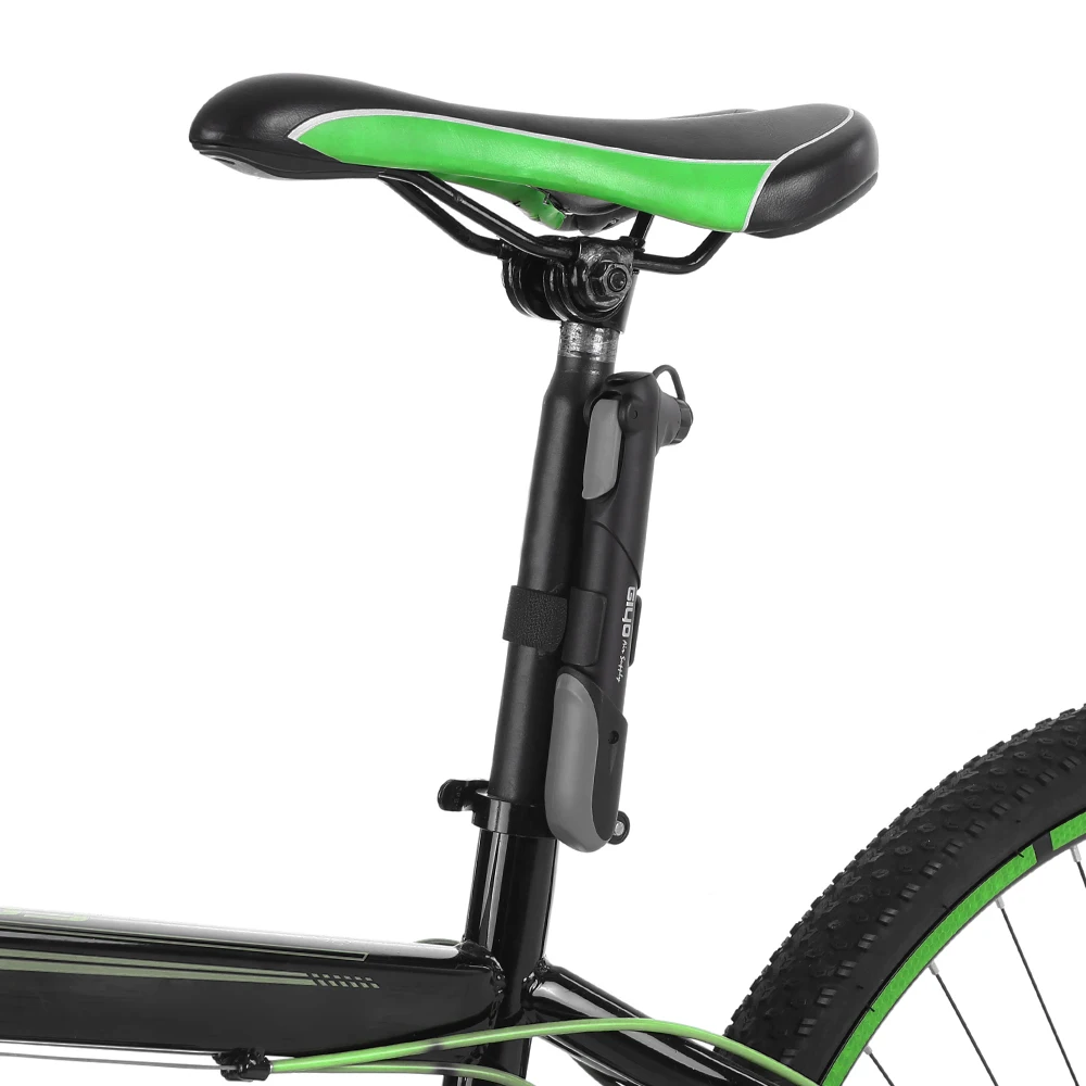 Mini Bike Pump Bicycle High Pressure Air Built-in Gauge Puncture Repair Kit Fits for Presta Schrader Valve | Инструменты