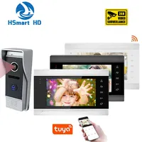 7 Inch Wireless WiFi Smart IP Video Door Phone Intercom System with Weatherproof Camera,Support Motion Detection Remote Unlock