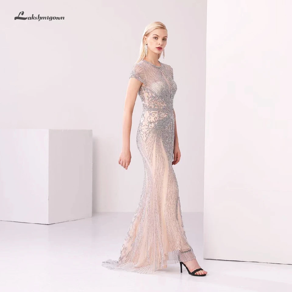 Lakshmigown Роскошные праздничные женские вечерние платья 2020 Vestidos Largos размера плюс