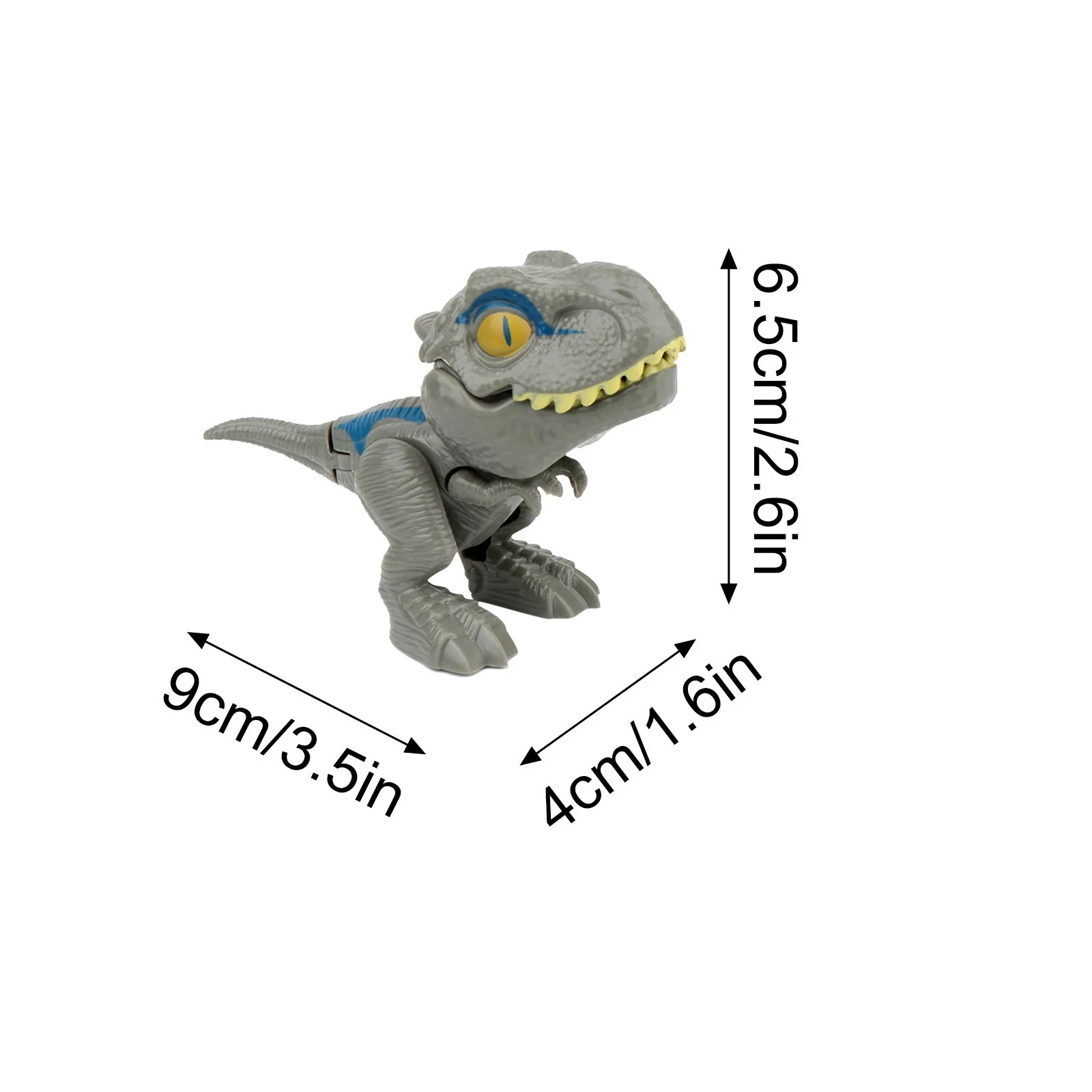 

Finger Biting Dinosaur Funny Toy Joint Movable Tyrannosauru Simulation Dinosaur Model Toy Gifts for Kids From 3 to 10 Years Old
