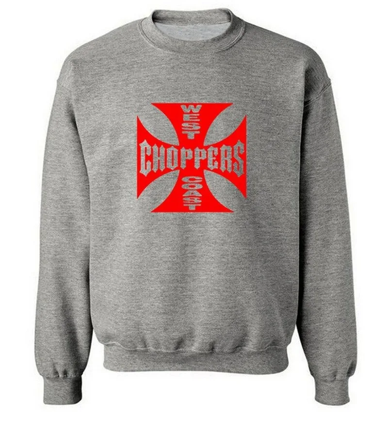 

West Coast Choppers Print Hooded Men New Spring Autumn Hooded Sweatshirt Casual Fashion Hip Hop Harajuku pullover Fleece Hoodie