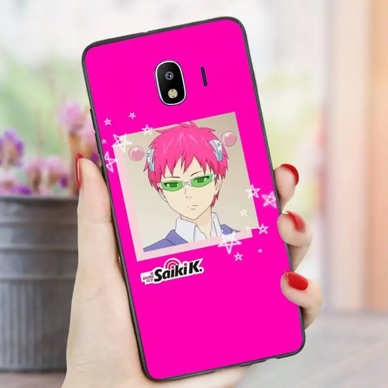 

The Disastrous Life of Saiki K Saiki Kusuo Phone Case for redmi 5 plus 7A 8A 9A note 7 8T 9S Black Soft pro max nax fundas cover