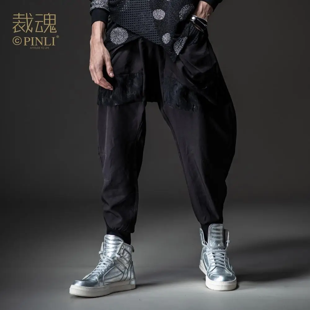 

Free shipping New fashion male men's unique design Soul 2020 autumn Mens Dark Harlan Casual Pants trousers BC203117232