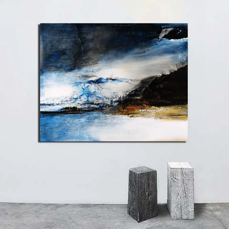 Zao Wou Ki классическое абстрактное настенное искусство холст живопись плакаты