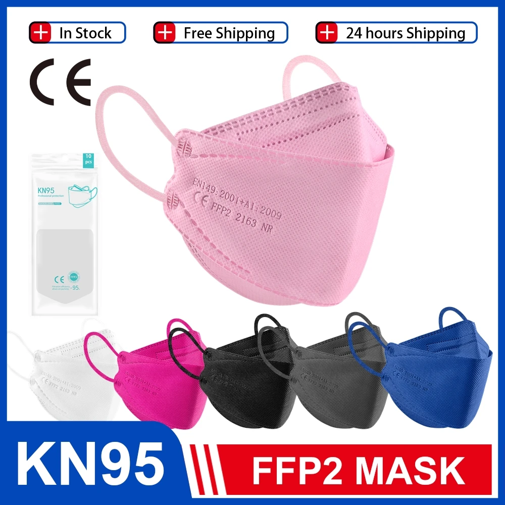 

New FFP2 Mask Kn95 mascarillas Fish Potective Mask Reusable Approved hygienic CE Certification Face Mask FPP3MASK ffp2mask ce