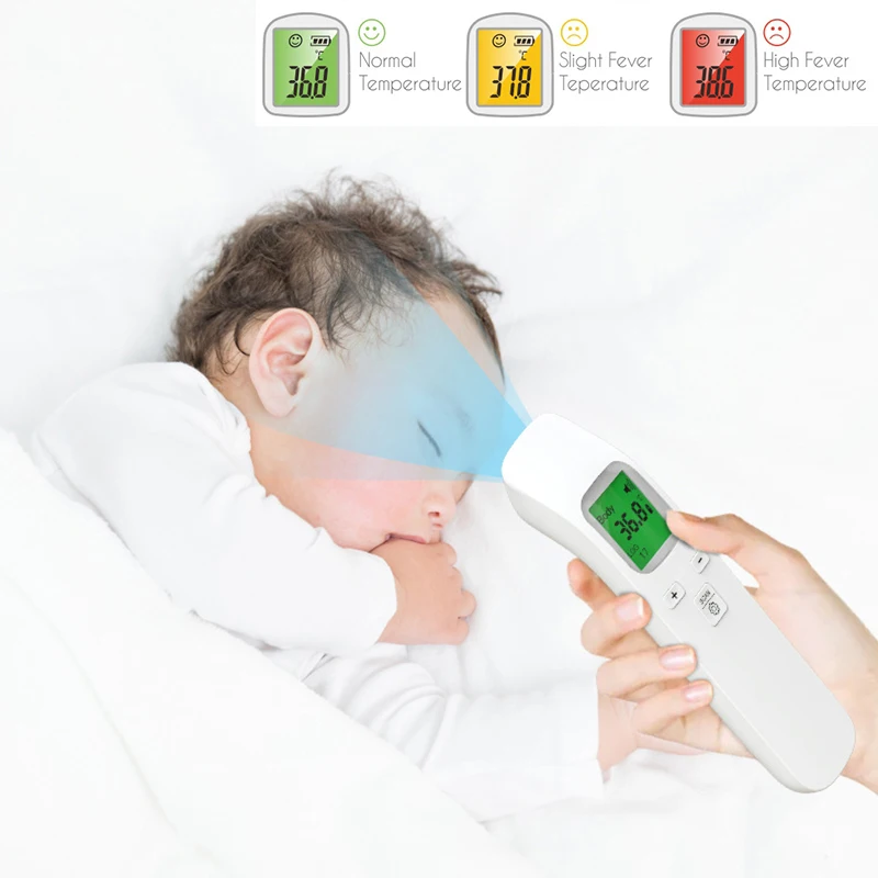 

Non-Contact Infrared Thermometer Body Temperature Home Digital Infrared Fever Measure Tool for Baby Adults Forehead Thermometer