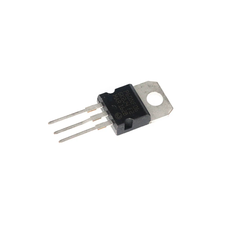 10PCS/LOT STP60NF06 P60NF06 60A 60V 60N06 60NF06 TO-220 TO220 Transistor MOSFET New Original Good Quality Chipset