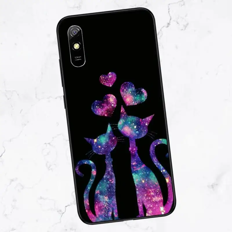

Cute Animal Cat cute cartoon Phone Case For Xiaomi Redmi 4x 5 plus 6A 7 7A 8 mi8 8lite 9 note 4 5 7 8 pro