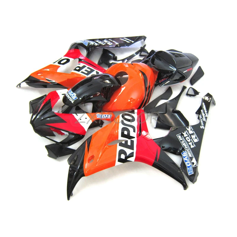 

Литьевая пресс-форма, новый комплект обтекателей из АБС-пластика для мотоцикла Honda CBR 1000RR CBR1000RR 2006 2007 06 07, черно-коричневый обтекатель KO13