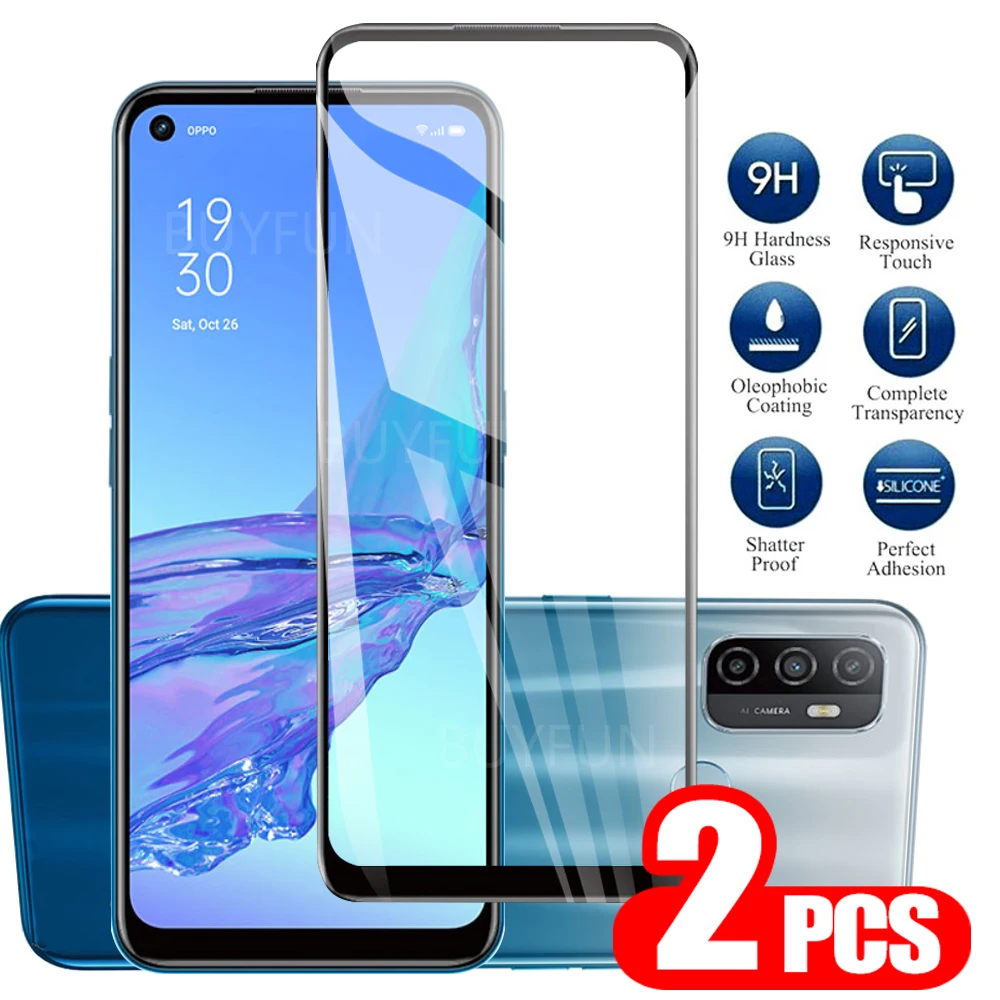 

Закаленное стекло для Oppo A53, A53S, 2020, 2 шт.
