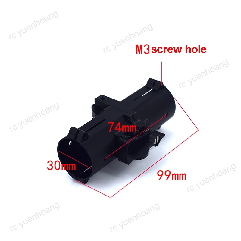1PC D30/40/45mm Round Folding Arm Self-locking Anti-virtual Horizontal Folded Parts Carbon Tube Clip for RC Agriculture UAV - купить по