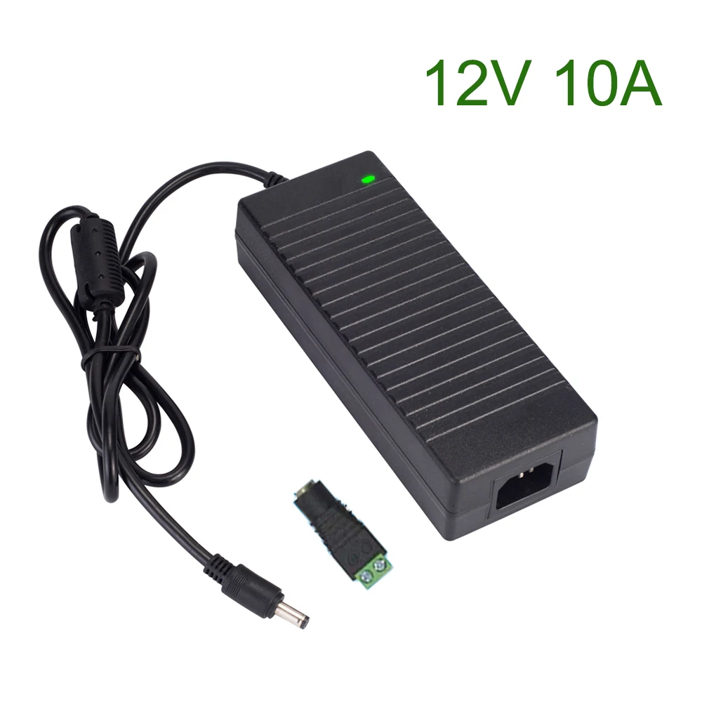 12V10A 120 Вт AC DC Универсальный настольный адаптер питания привод 5 5*2 мм для RGB LED