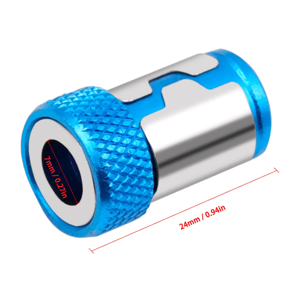 

1/4''6.35mm Magnetic Ring Metal Screwdriver Bit Universal Magnetic Ring Shank Anticorrosion Drill Bit Magnet Ring Accessories