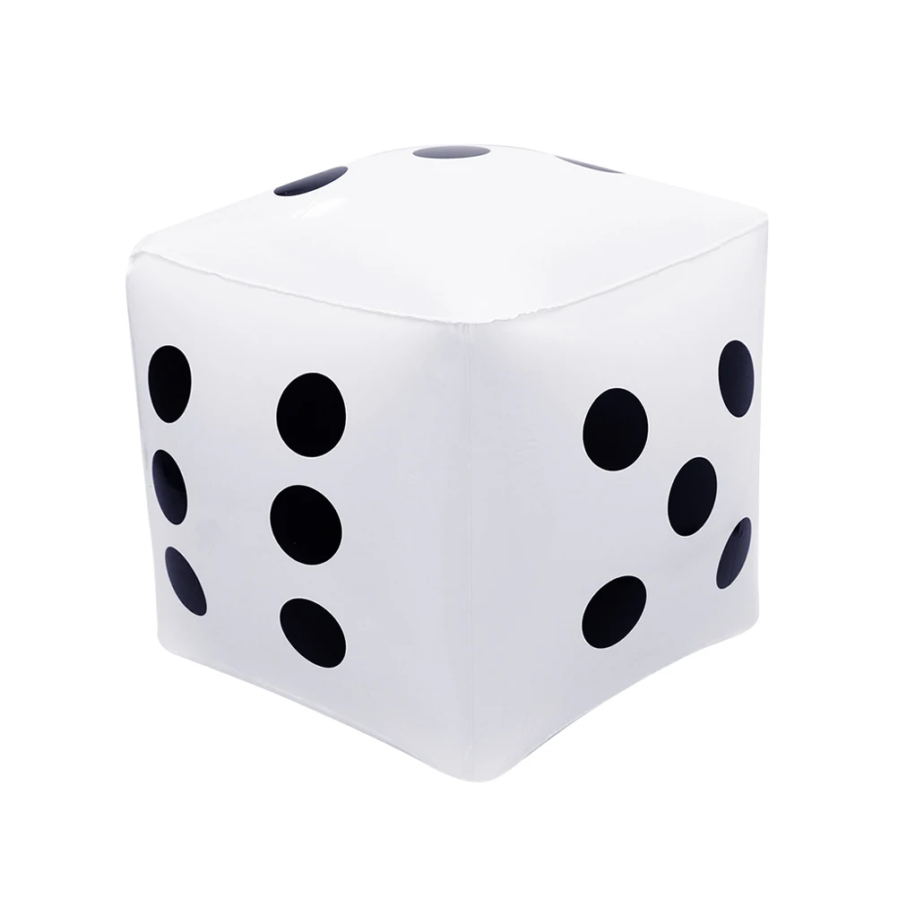 Упаковка из 2 ПВХ 32 см белые Кубики Игрушки для бассейна украшения дома