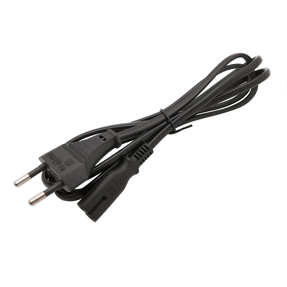 1 шт. 2 Pin контакт ЕС штекер Универсальный адаптор для портативного компьютера с