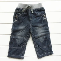 2021 sale promotion straight solid casual unisex mid elastic waist 1 pc childrens jeans boy wash panty free shipping