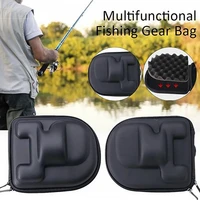 fishing spool protector fishing spinning reel cover waterproof eva fishing reel case storage bag with sponge liner