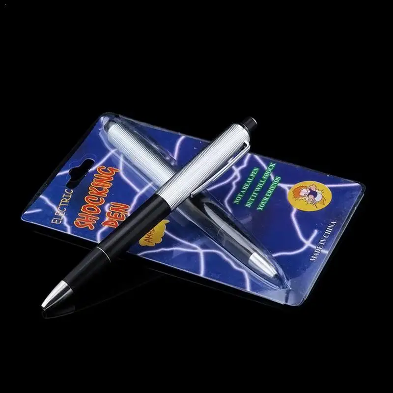 

Electric Shock Pen Fun Toy Recordable Ball Point Pen Utility Gadget Gag Joke Funny Prank Trick Novelty Friend Best Gift
