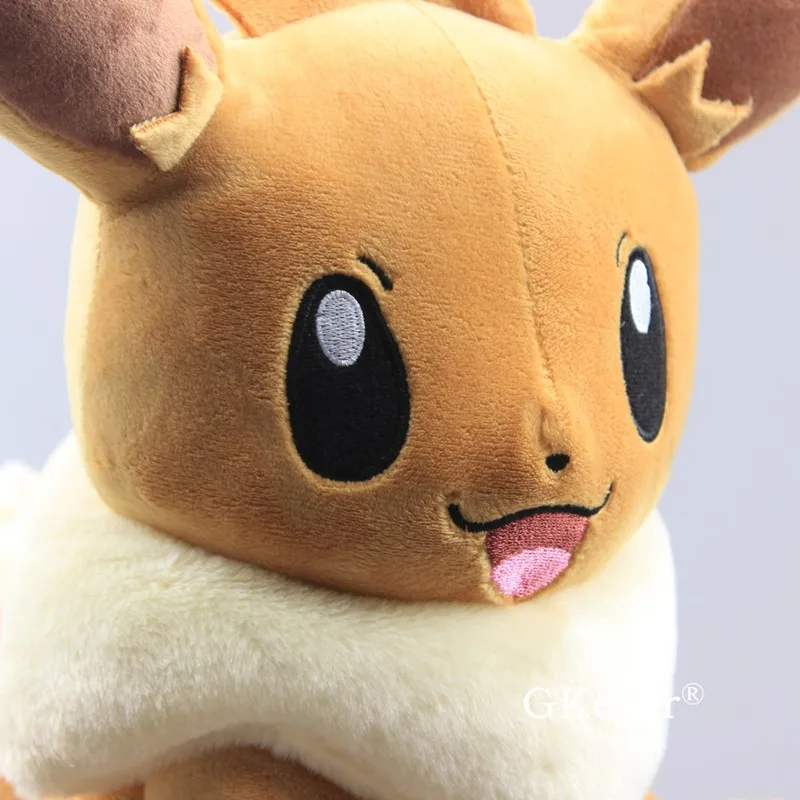 Мягкие животные сидя Eevee плюшевые подушки Eevee плюшевые игрушки мягкие куклы 12 ''30 см Редкие милые куклы