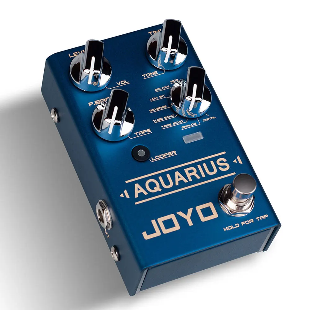 

JOYO R-07 педаль для задержки эхо цифровая педаль для гитары 8 эффектов цифровая аналоговая лента Mod подметание назад для электрической гитары б...