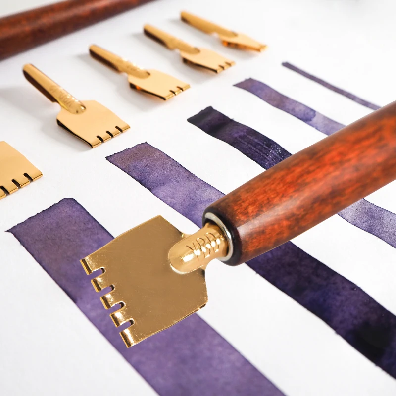 

4/8/10/12/15mm Parallel Pen Wood Dip Pen Writing for Artistic Font Gothic Tibetan Gift Pen Caligraphy Pen School Art Supplies