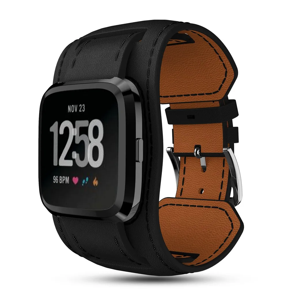 Сменный Браслет eiEuuk из натуральной кожи ремешок для наручных часов Fitbit Versa 2/Versa Lite