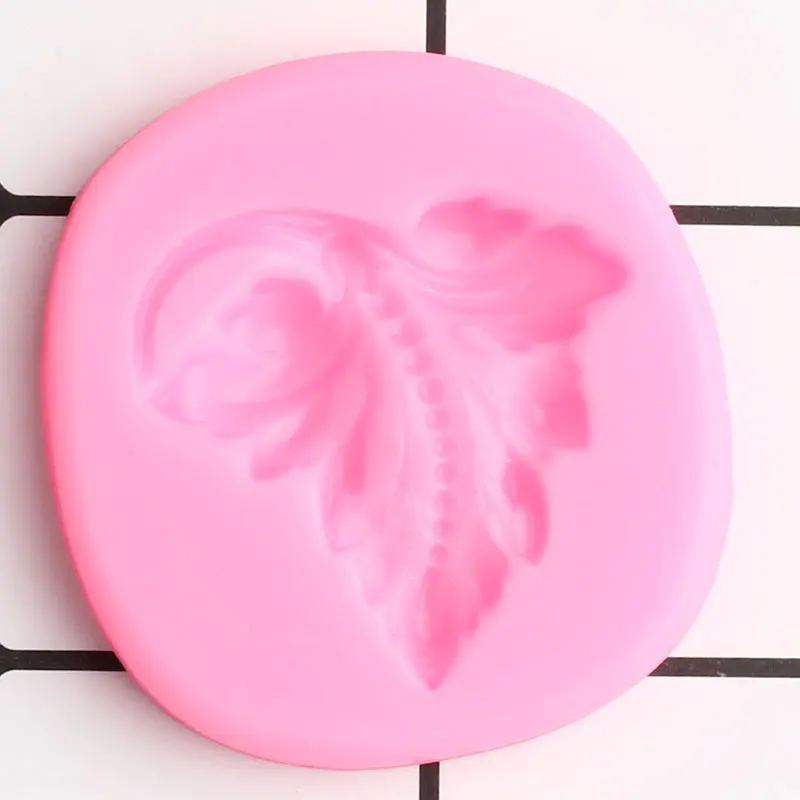 3D ремесленный лист силиконовая форма листья кекс Топпер искусственные украшения