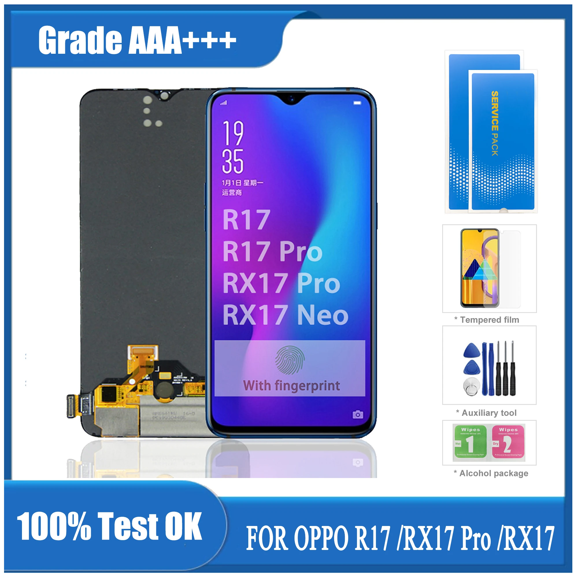 

ЖК-дисплей AMOLED 6,4 дюйма для OPPO R17 Pro, ЖК-дисплей для OPPO R17 RX17 Pro RX17 Neo, сенсорный экран, дигитайзер, монтаж
