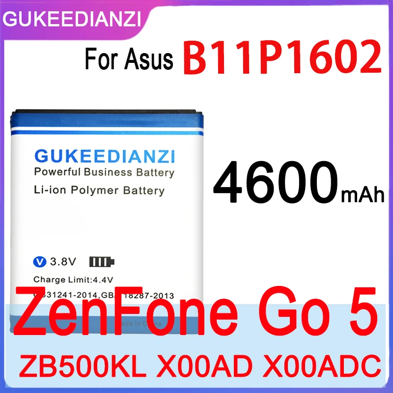 Аккумулятор большой емкости B11P1602 4600 мАч для ASUS Zenfone Go 5 дюймов ZB500KL X00AD X00ADC X00ADA