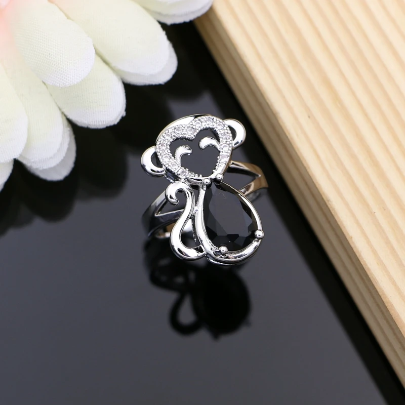 Женский комплект из колье и серёг серебра 925 пробы | Украшения аксессуары