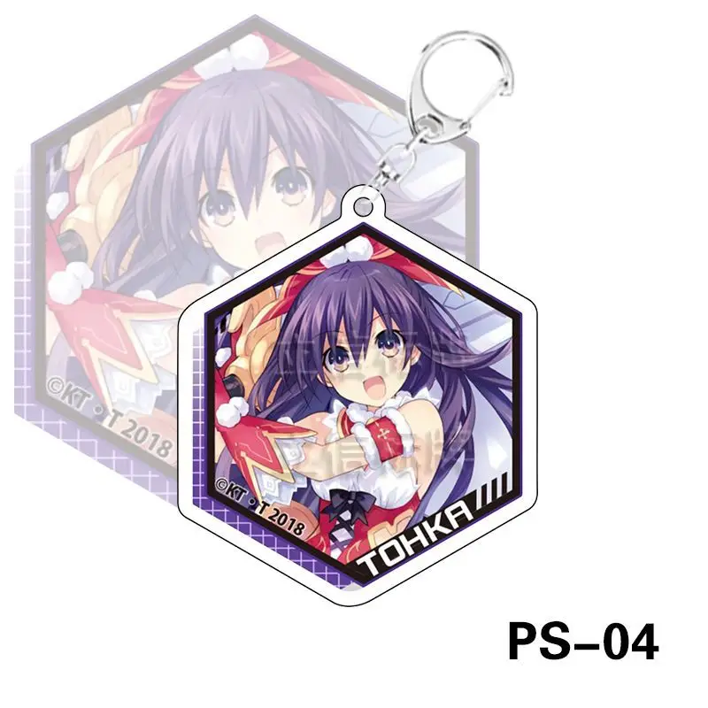 Акриловый брелок для косплея йошино из аниме свидание и прямая трансляция Yatogami