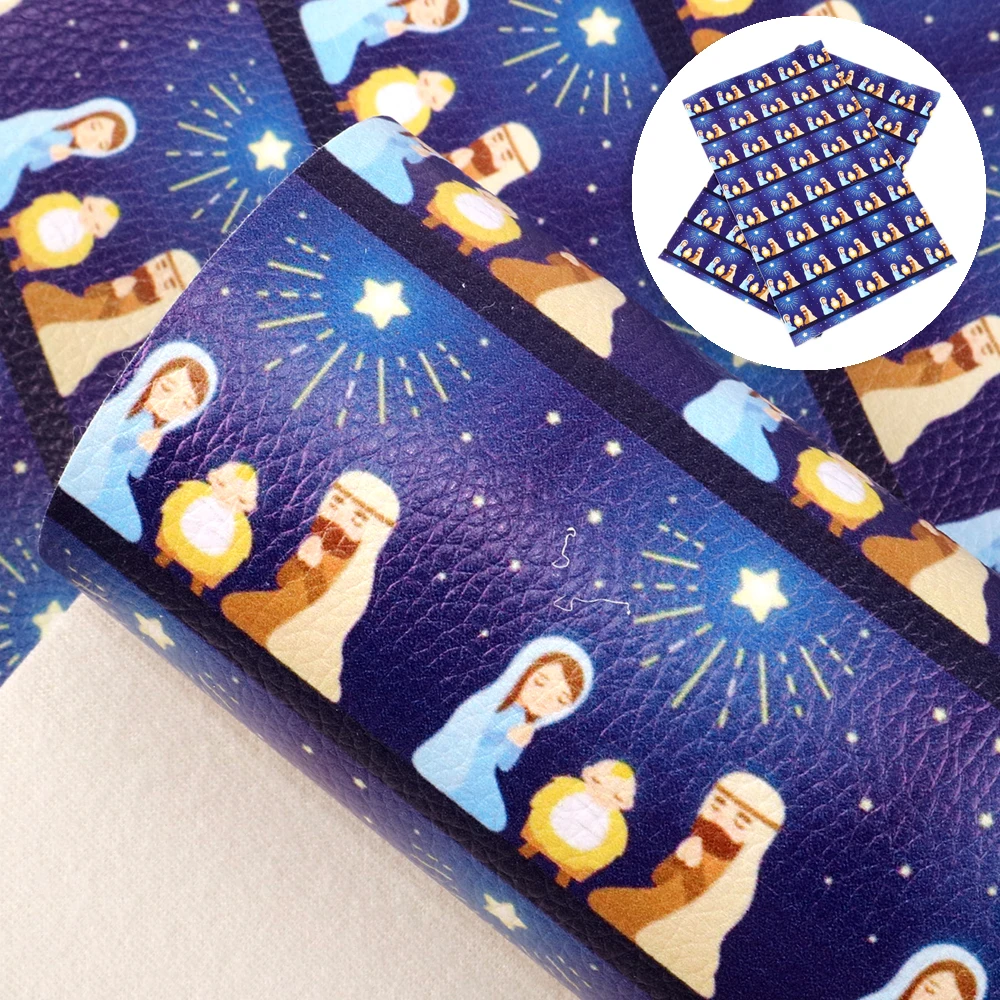 David accessories 20*33cm Мультфильм искусственная кожа ткань девушка печатный лист для