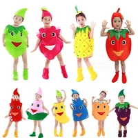 cute kids nature fruit cosplay costume fancy fruit top for children halloween costume for kids festival performance clothing
