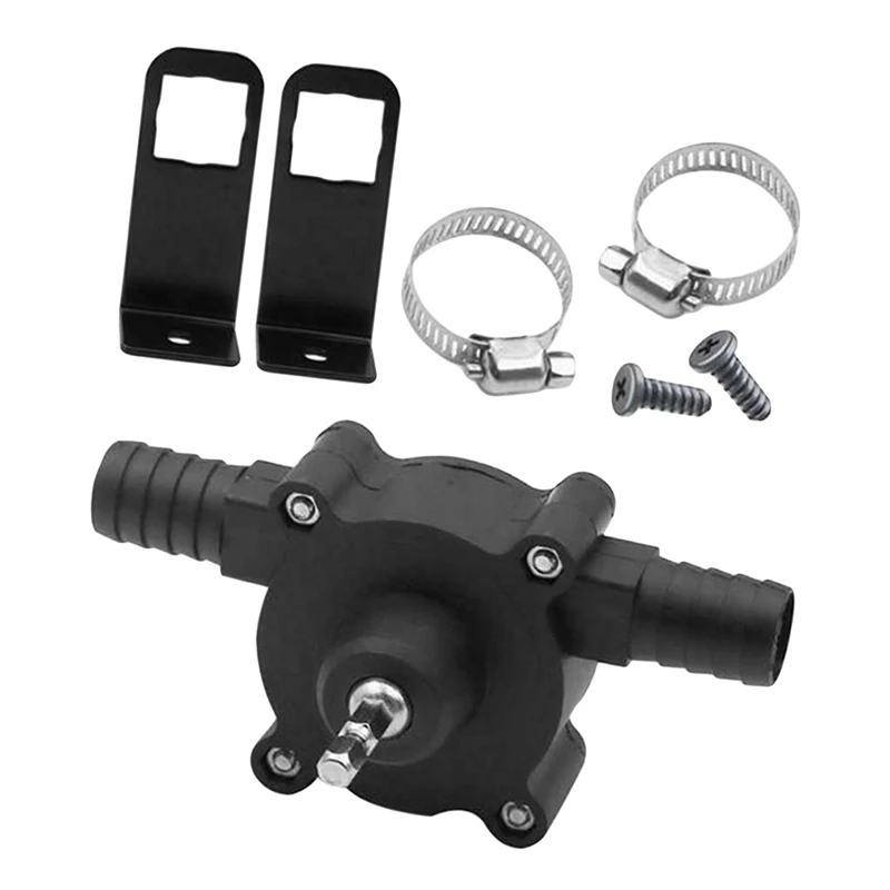 Черный самовсасывающий центробежный насос постоянного тока бытовой маленький