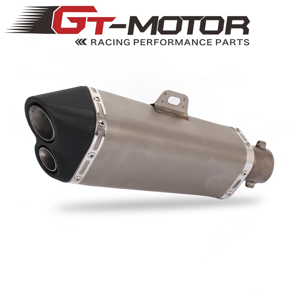 

GT Motor - New Universal 36-51MM выхлопная труба для мотоциклов из нержавеющей стали для многих мотоциклов