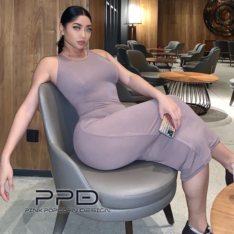 Платье-жилет до середины икры 4 цвета в европейском и американском стиле с