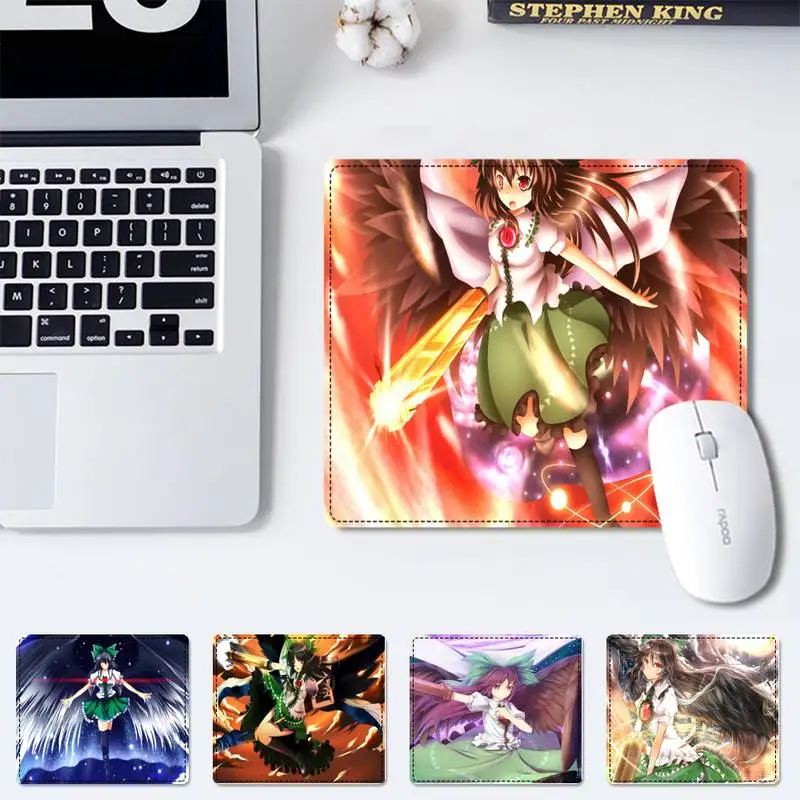 

Fashion Reiuji Utsuho Touhou Wings Barrel Mouse Pad Small Rubber Mouse Pad Gaming Player Desktop Pad Computer Laptop Mouse Pad