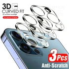 3 шт. Защитное стекло для объектива камеры для iPhone13 Pro Max 13 Mini Закаленное стекло для iPhone 13 Pro Max Защитная пленка для объектива камеры