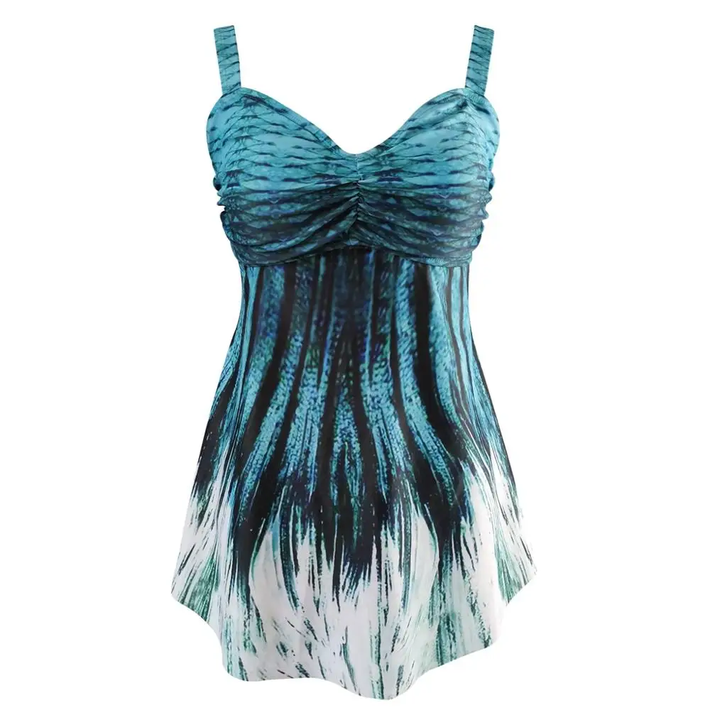 TYAKKVE плюс размер танкини женский купальник сексуальный бикини купальный костюм