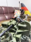 Tank Zhang  Heng Long 116 rc tank 3889 Leopard 2 A6, запасные части, статическое металлическое устройство для упражнений, станция оружия