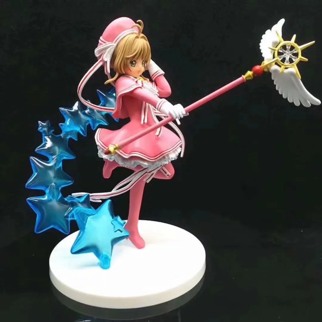 

Anime Card Captor Sakura Koro Magic Sakura Kinomoto PVC Action Figure Collectible Model Toy Gift