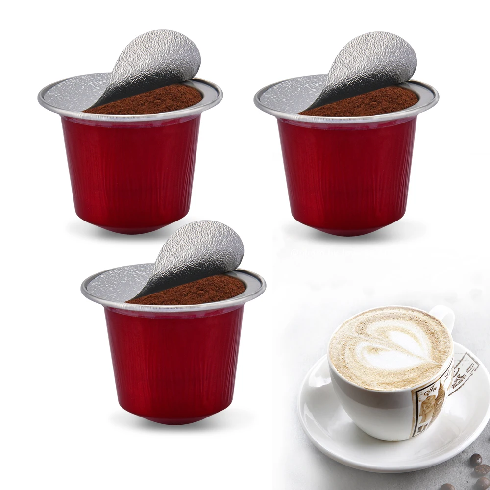 1000 наборов многоразовая кофейная капсула чашка одноразовая Nespresso Pod для Nescafe Автоматическая кофейная машина пищевая посылка принадлежности для кафе