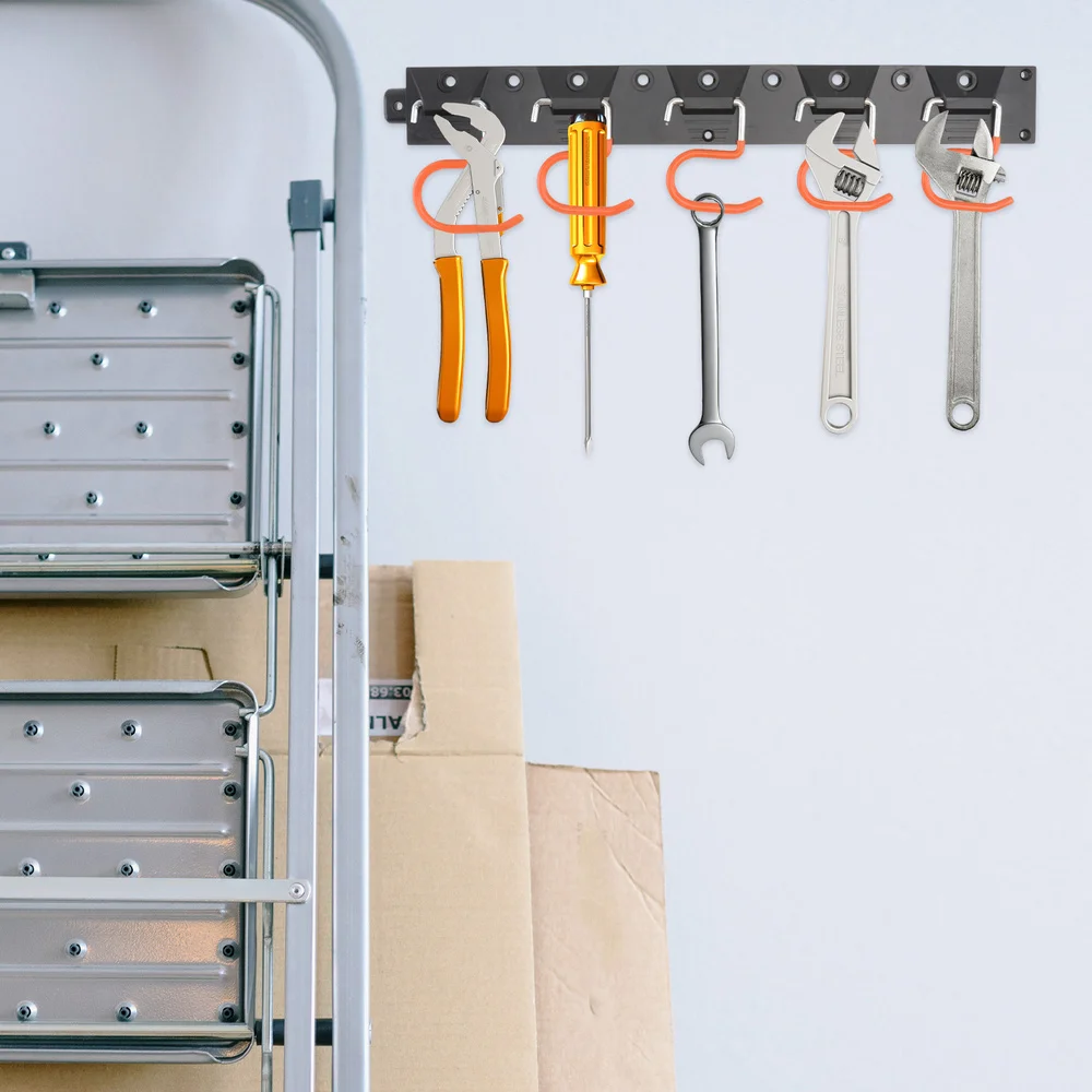 

1 Set Garage Wall-mounted Hangers Tool Storage Hooks Wall Tools Storage Hooks