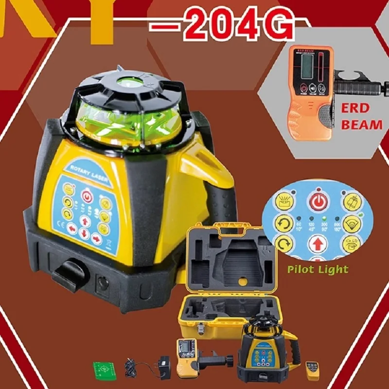 Автоматический электронный самонивелирующийся лазерный уровень высокой