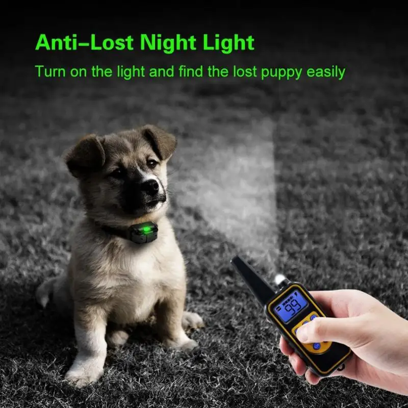 

electric collar dogs training vibrator collier anti aboiement chien 3 training Beep Shock Vibration modes Bark stopper