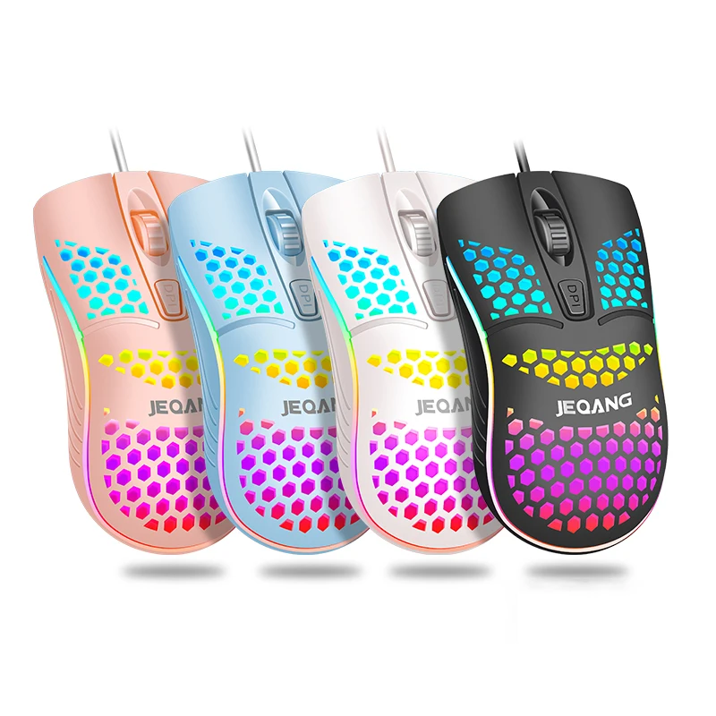 

2020 New Lightweight Wired Mouse Hollow-Out Gaming Mouce Mice For Matebook Laptop Notebook Computer Mouse Dropshopping