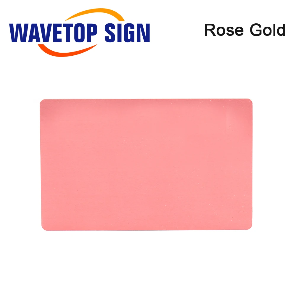 Металлический лист WaveTopSign 100 шт./лот из алюминиевого сплава толщиной 0 2 мм для
