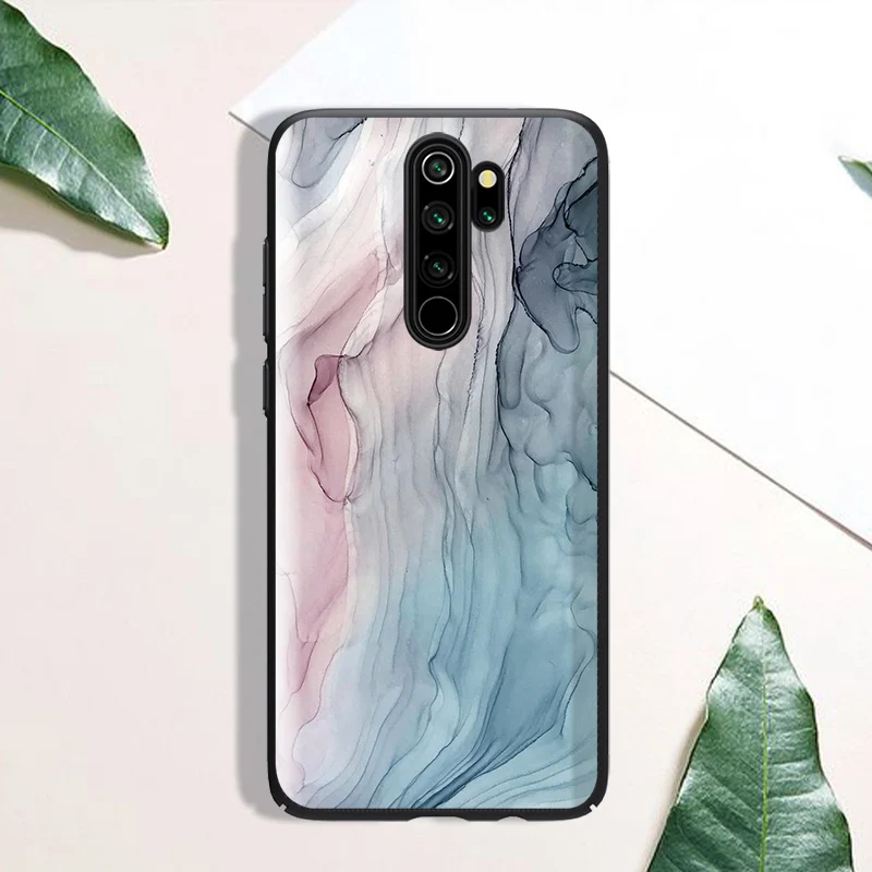 Силиконовый чехол для Xiaomi Redmi Note 10 Pro 9 9S 9T 8 8T 7 6 5 5A с акварельным узором | Мобильные