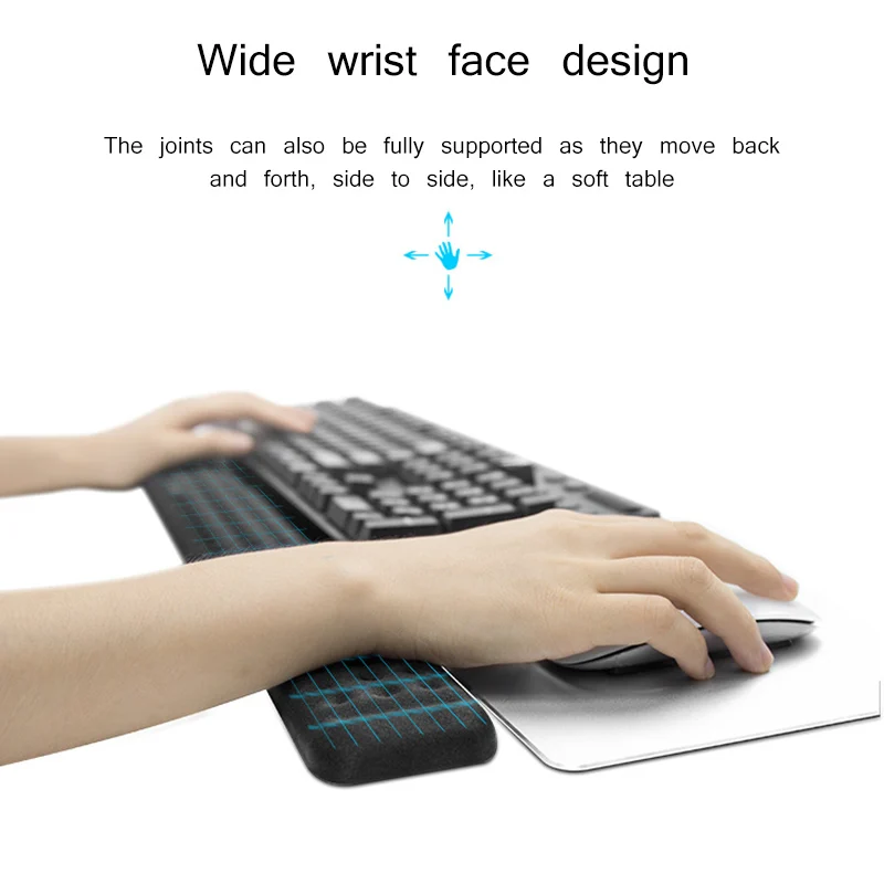 Коврик для клавиатуры и запястья эргономичный коврик мыши с пенным наполнителем